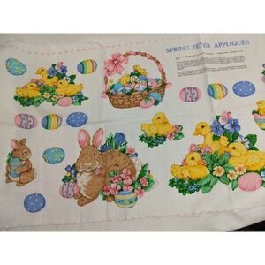Sewing Easter Fabric Panel Basket